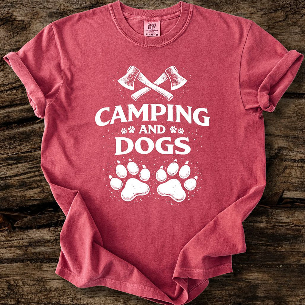 Camping And Dogs T-Shirt