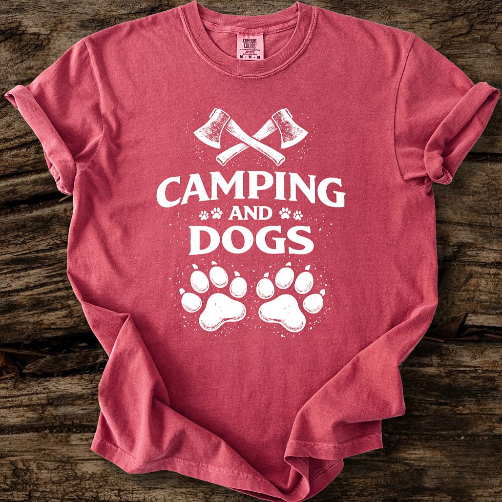 Camping And Dogs T-Shirt