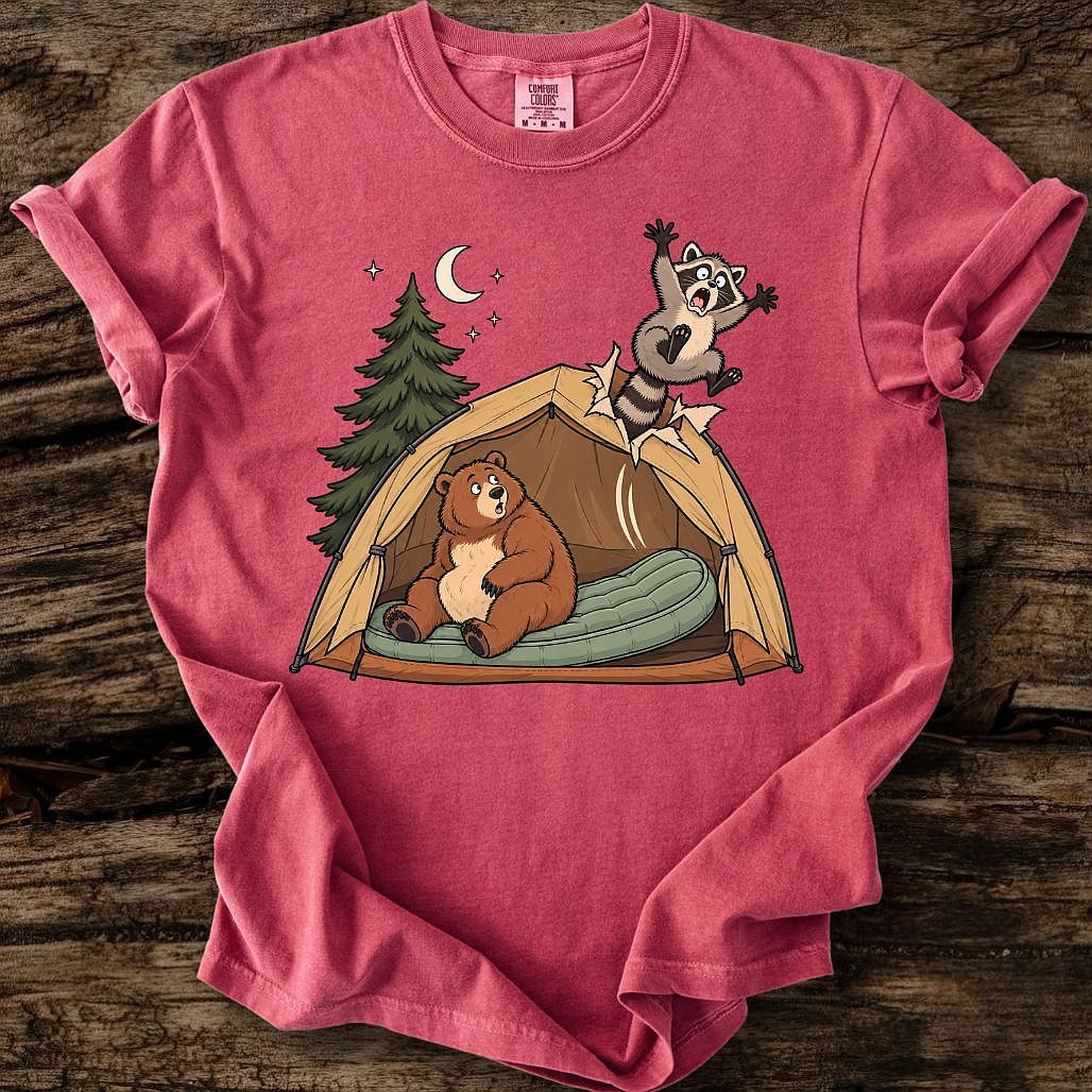 Raccoon Lift Off T-Shirt