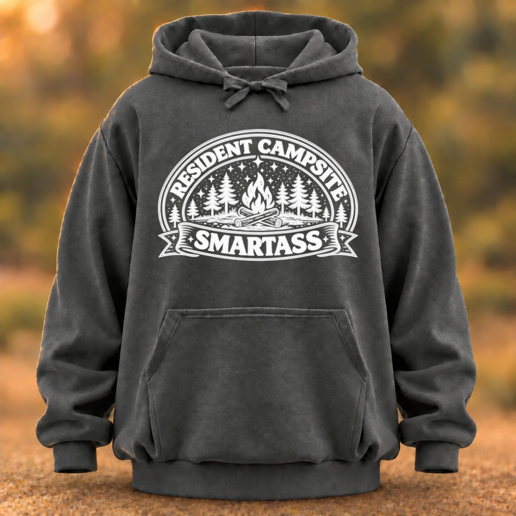 Resident Campsite Smartass Hoodie