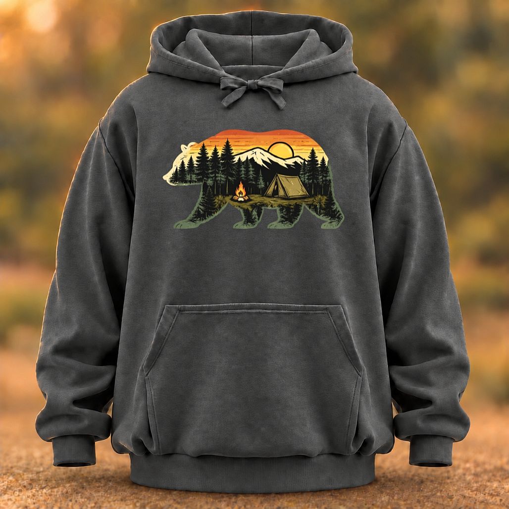 Bear Silhouette Hoodie