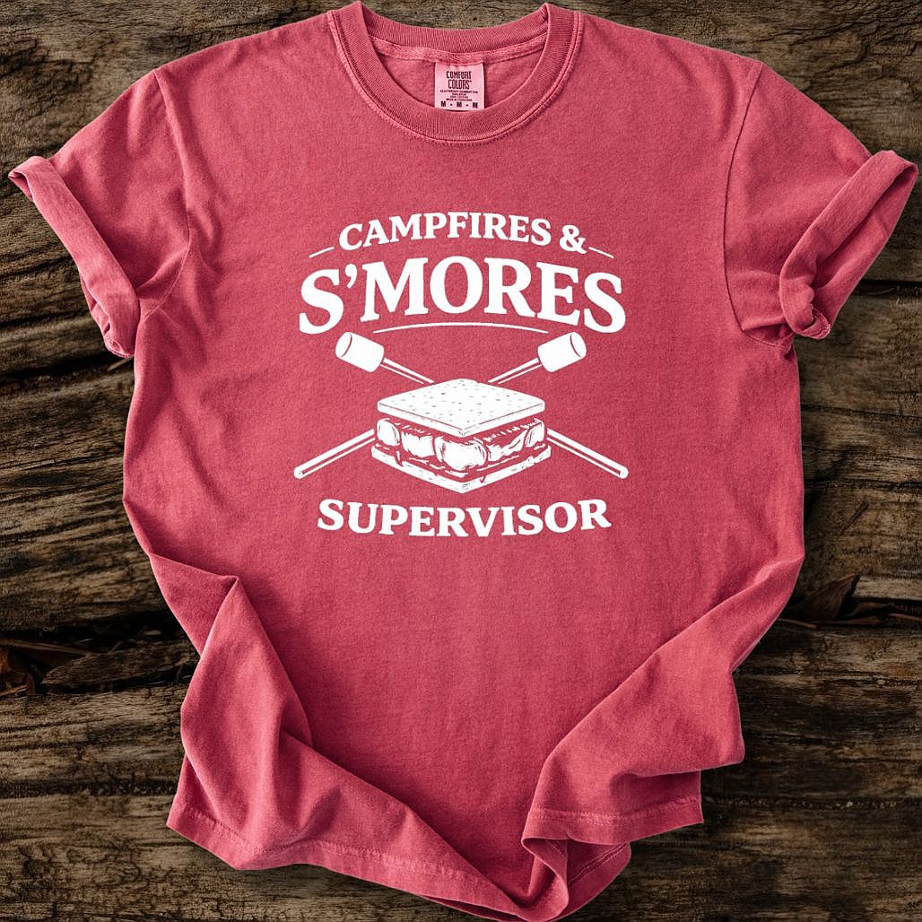 Campfires & S'mores Supervisor T-Shirt