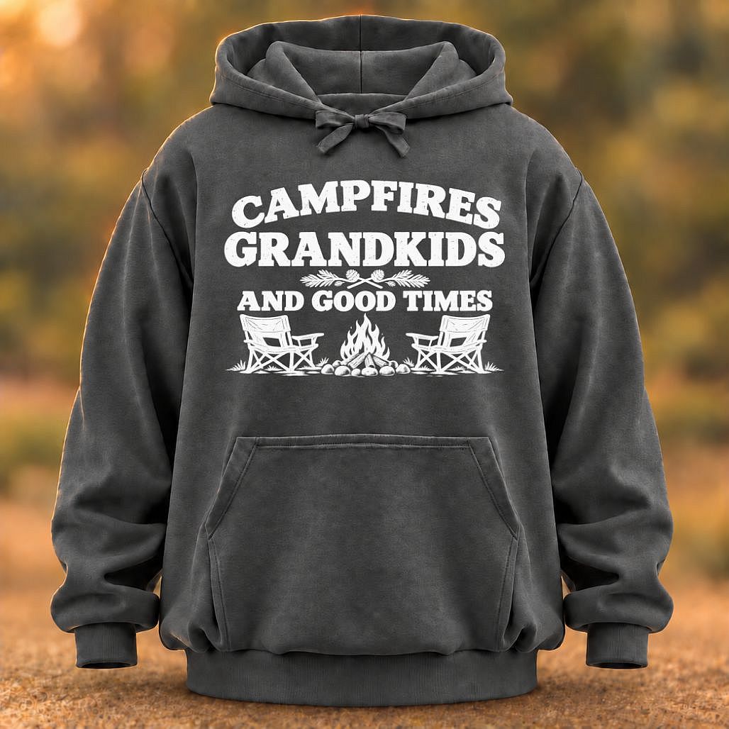 Campfires Coffee And Good Times Hoodie