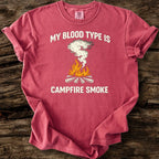 My Blood Type Is Campfire Smoke T-Shirt