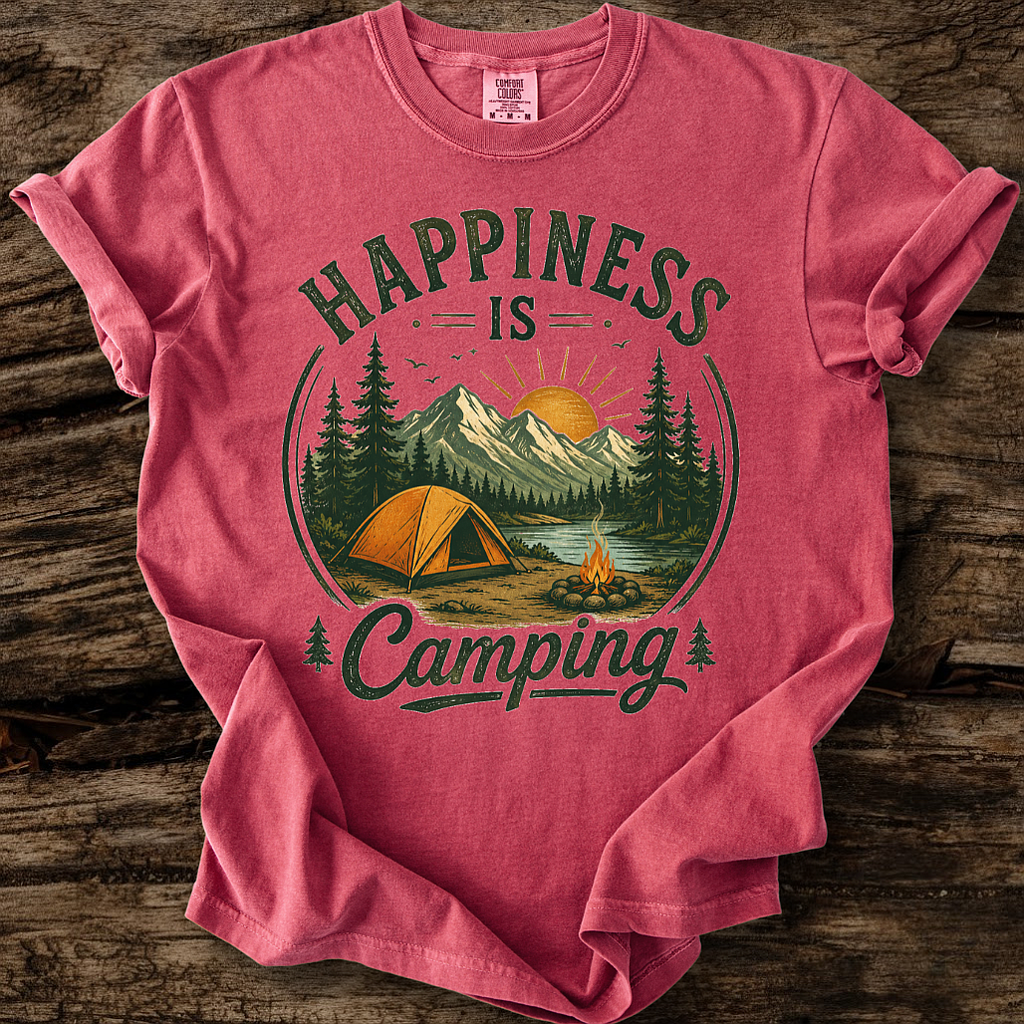 Happiness Is Camping T-Shirt