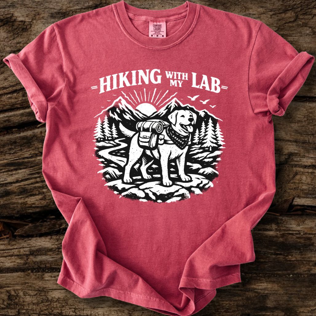 Hiking With My Lab T-Shirt