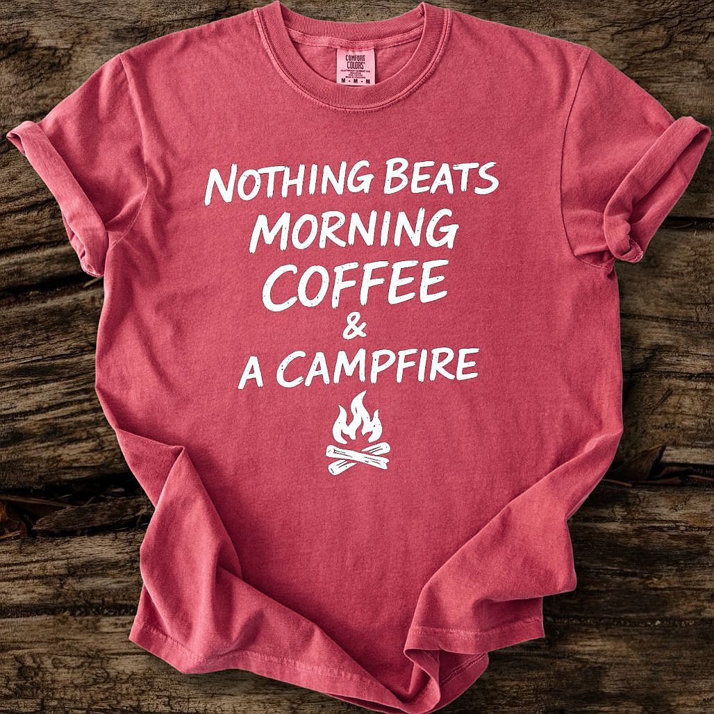Morning Coffee & Campfire T-Shirt