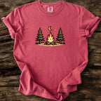 Midnight Campfire - Small Print T-Shirt