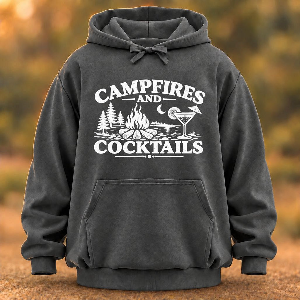 Campfires And Cocktails Hoodie
