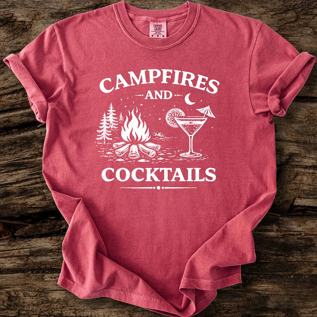 Campfires And Cocktails T-Shirt