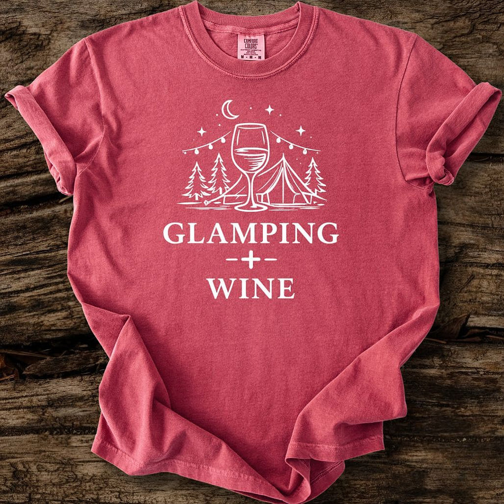 Glamping + Wine T-Shirt