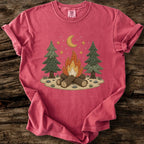 Midnight Campfire Faux Patchwork T-Shirt