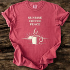 Sunrise Coffee Peace T-Shirt