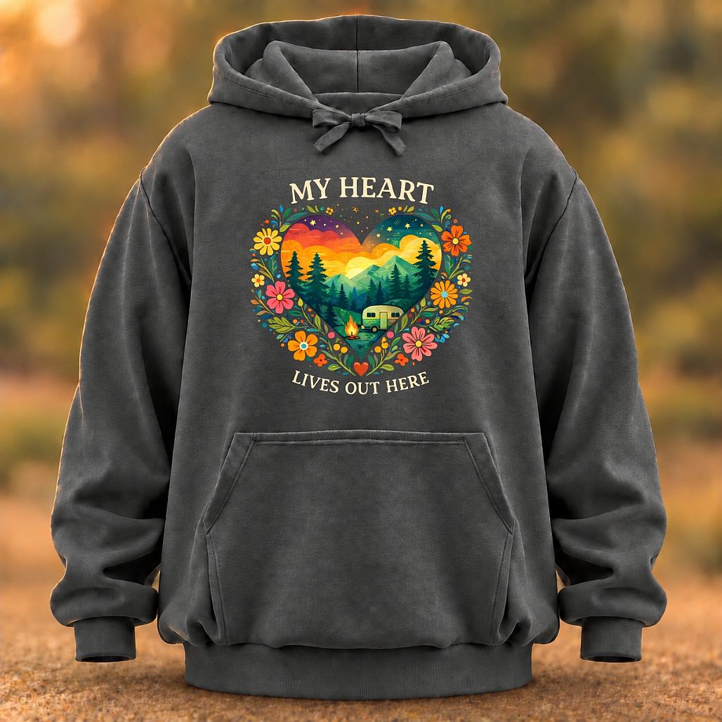 My Heart Lives Out Here Hoodie