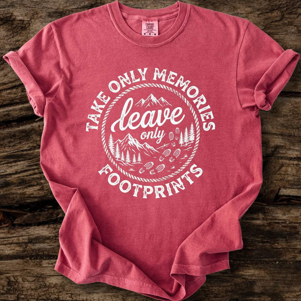 Take Only Memories, Leave Only Footprints T-Shirt