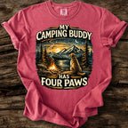 My Camping Buddy Has Four Paws T-Shirt