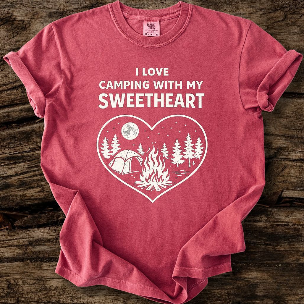 Camping With My Sweetheart T-Shirt