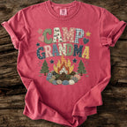 Camp Grandma Faux Patchwork T-Shirt
