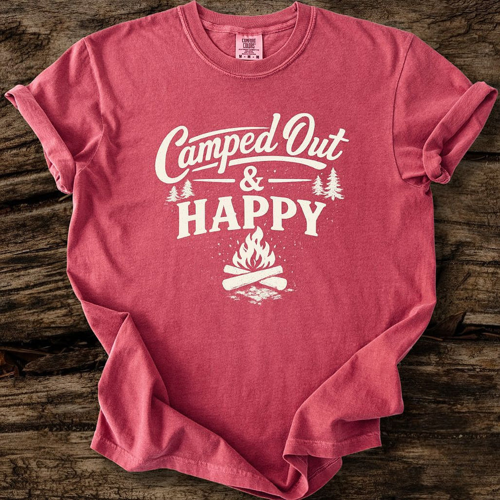 Camped Out & Happy T-Shirt