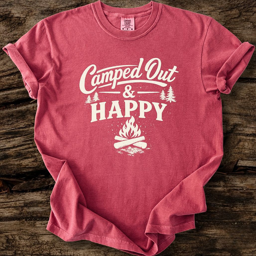 Camped Out & Happy T-Shirt