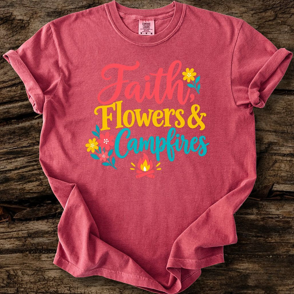 Faith Flowers & Campfires T-Shirt