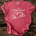 Open Range White Print T-Shirt