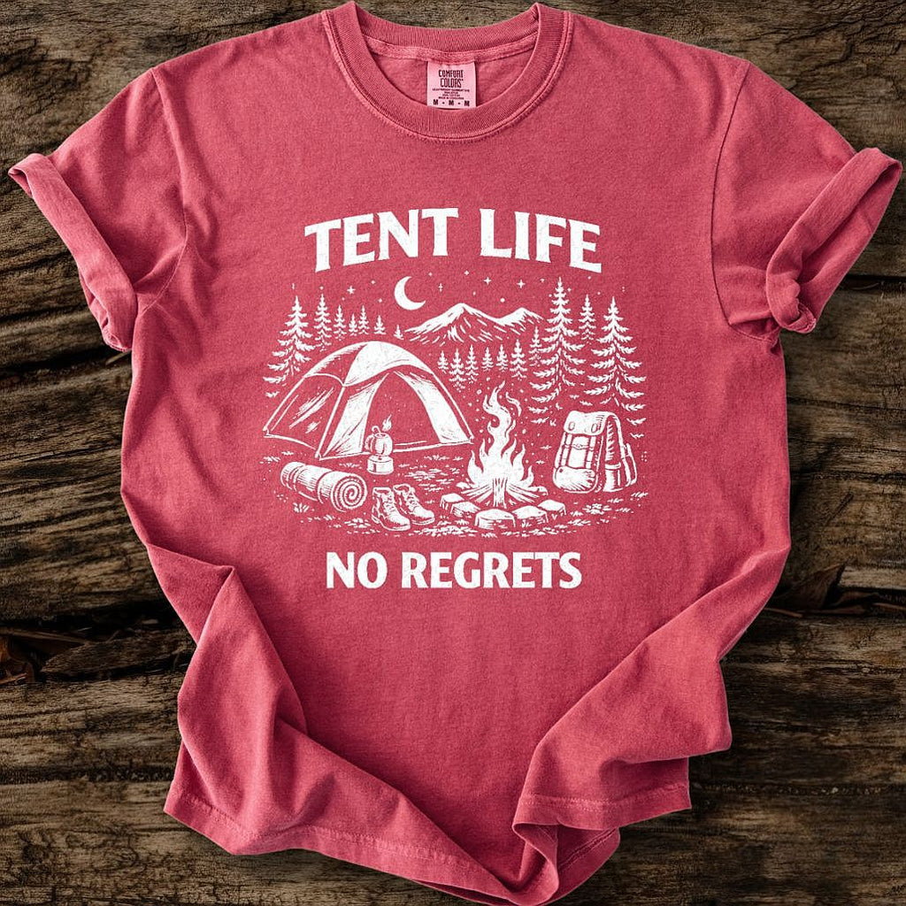 Tent Life - No Regrets T-Shirt