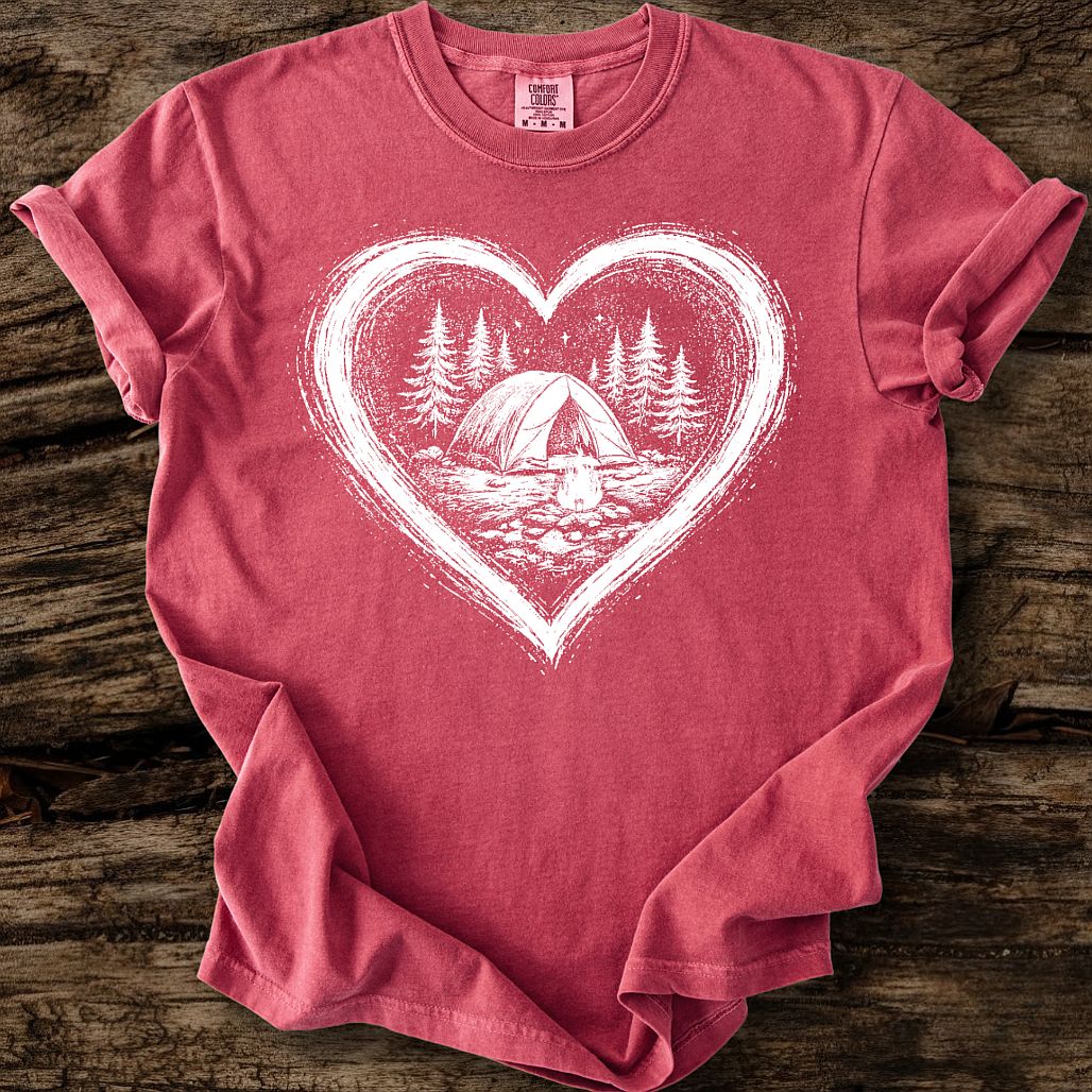 Camping Heart T-Shirt