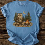 Camp Owl Faux Patchwork T-Shirt