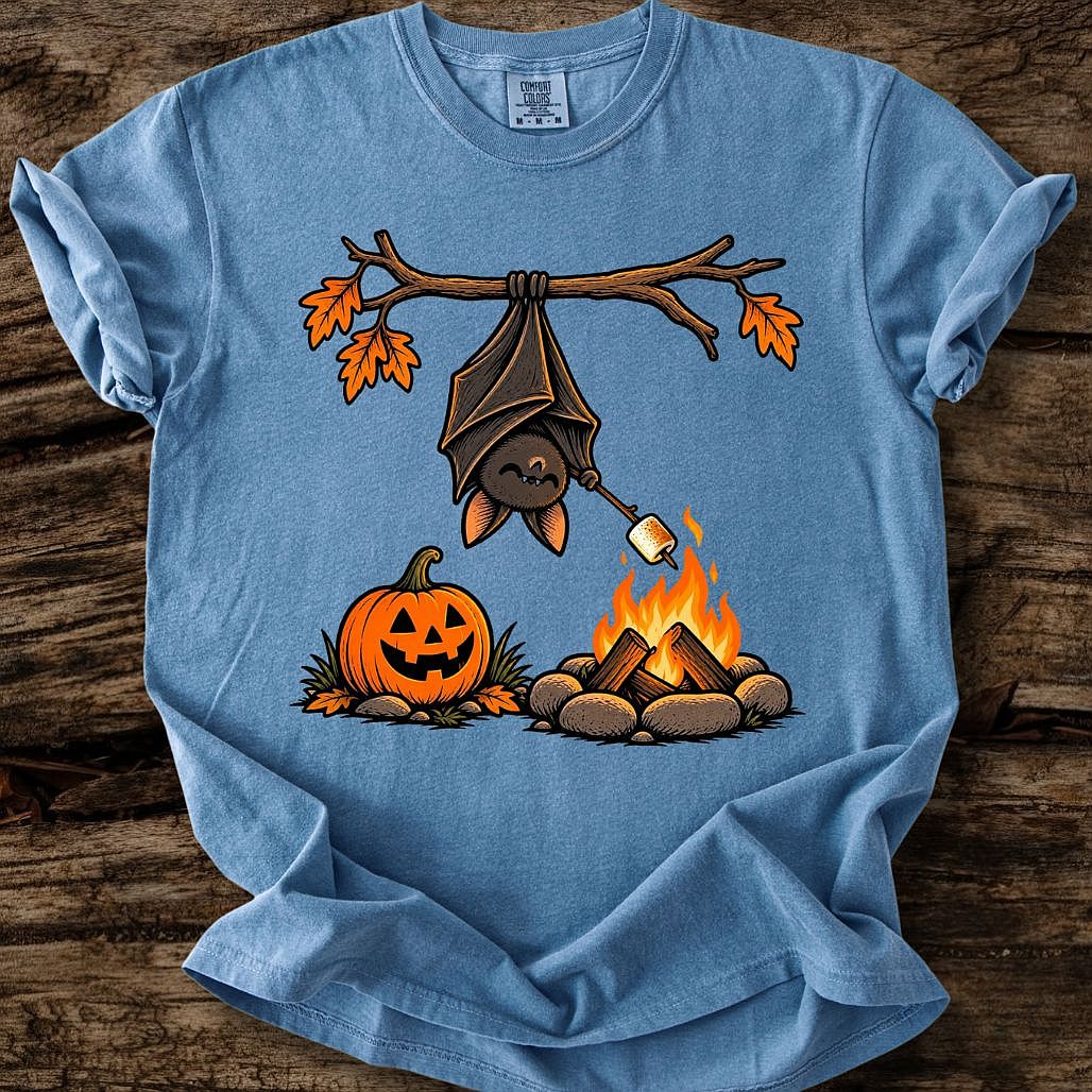 Bat Roasting Marshmallow T-Shirt