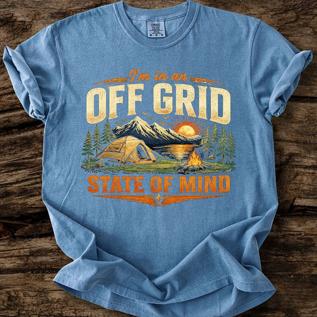 Off Grid State Of Mind (Color) T-Shirt