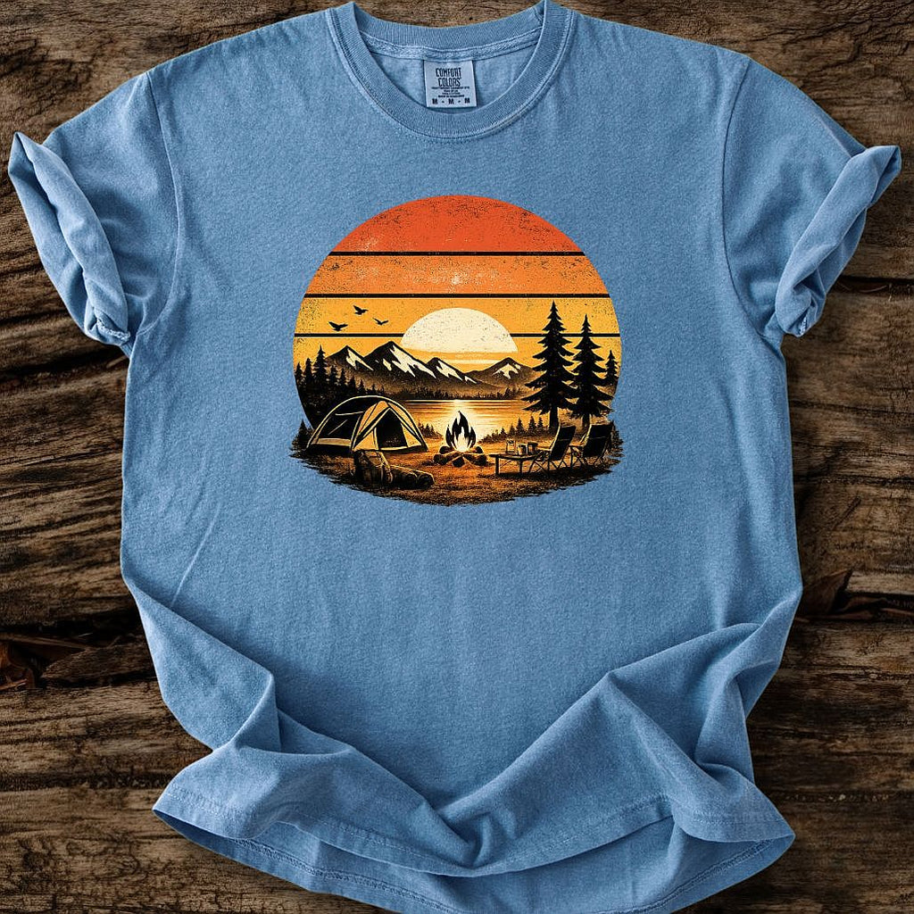 Retro Sunset Camp T-Shirt