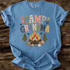 Camp Grandma Faux Patchwork T-Shirt