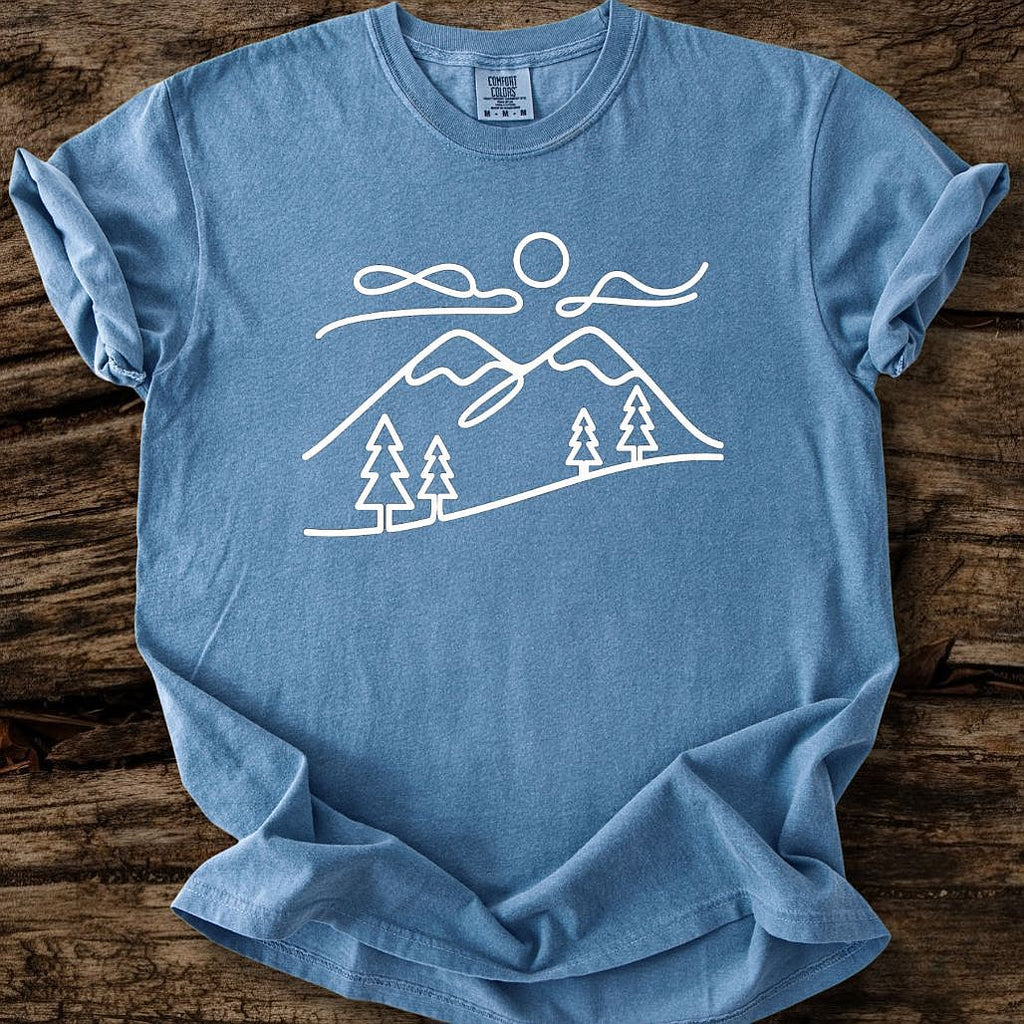 Open Range White Print T-Shirt