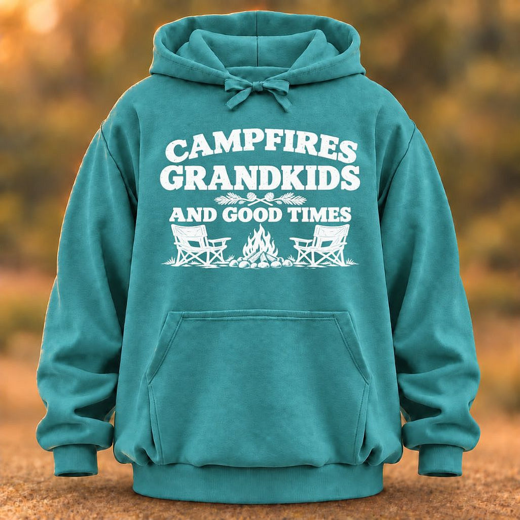 Campfires Coffee And Good Times Hoodie