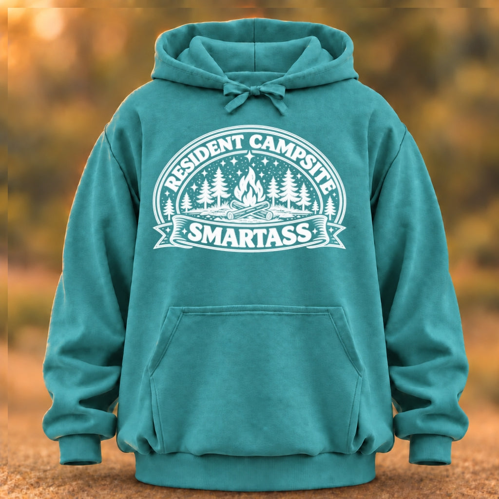 Resident Campsite Smartass Hoodie