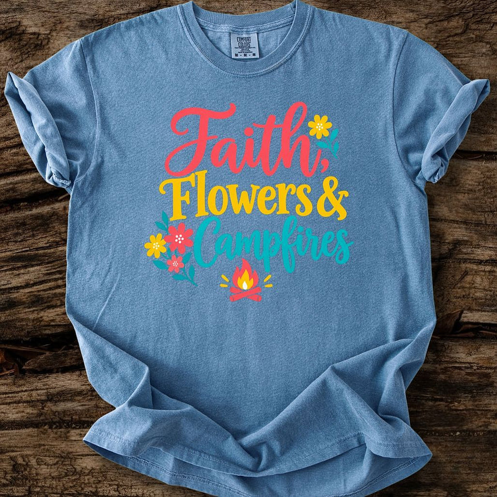 Faith Flowers & Campfires T-Shirt