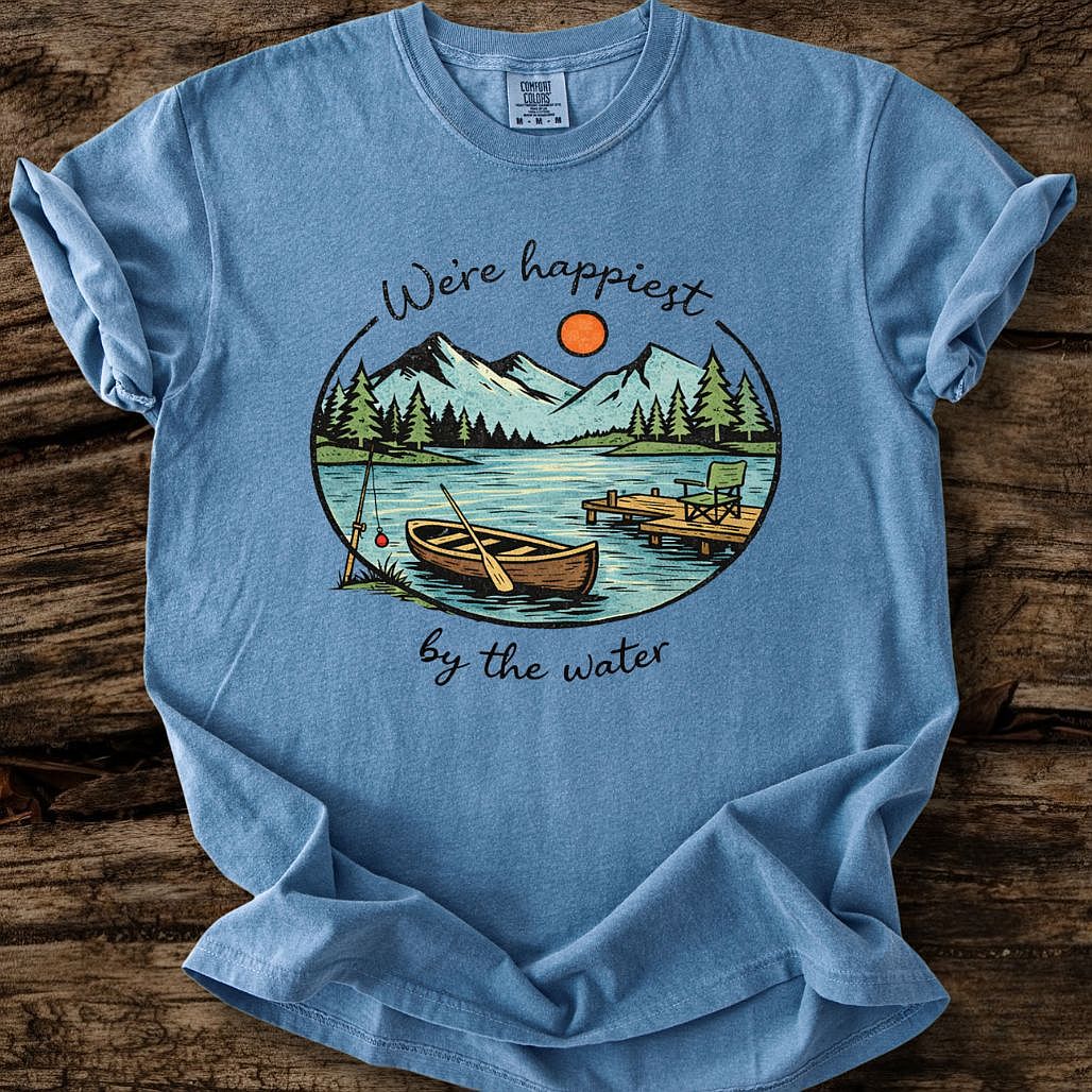 We're Happiest By The Water T-Shirt