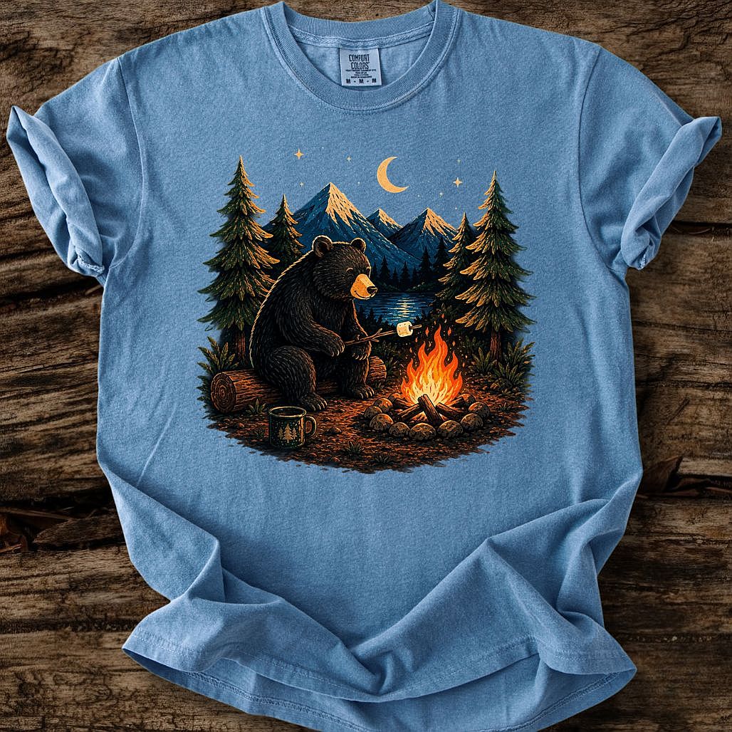 Campfire Bear T-Shirt