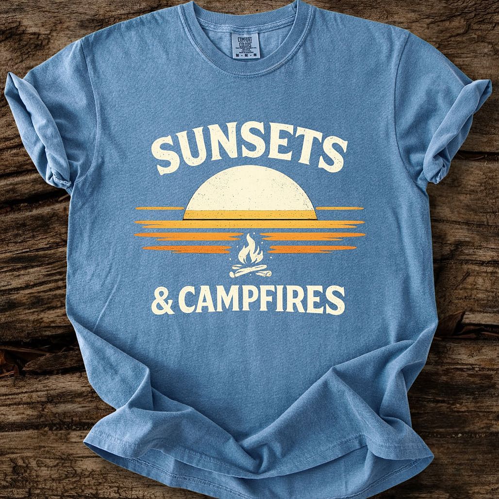 Sunsets & Campfires T-Shirt