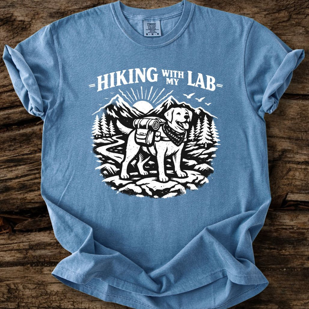 Hiking With My Lab T-Shirt