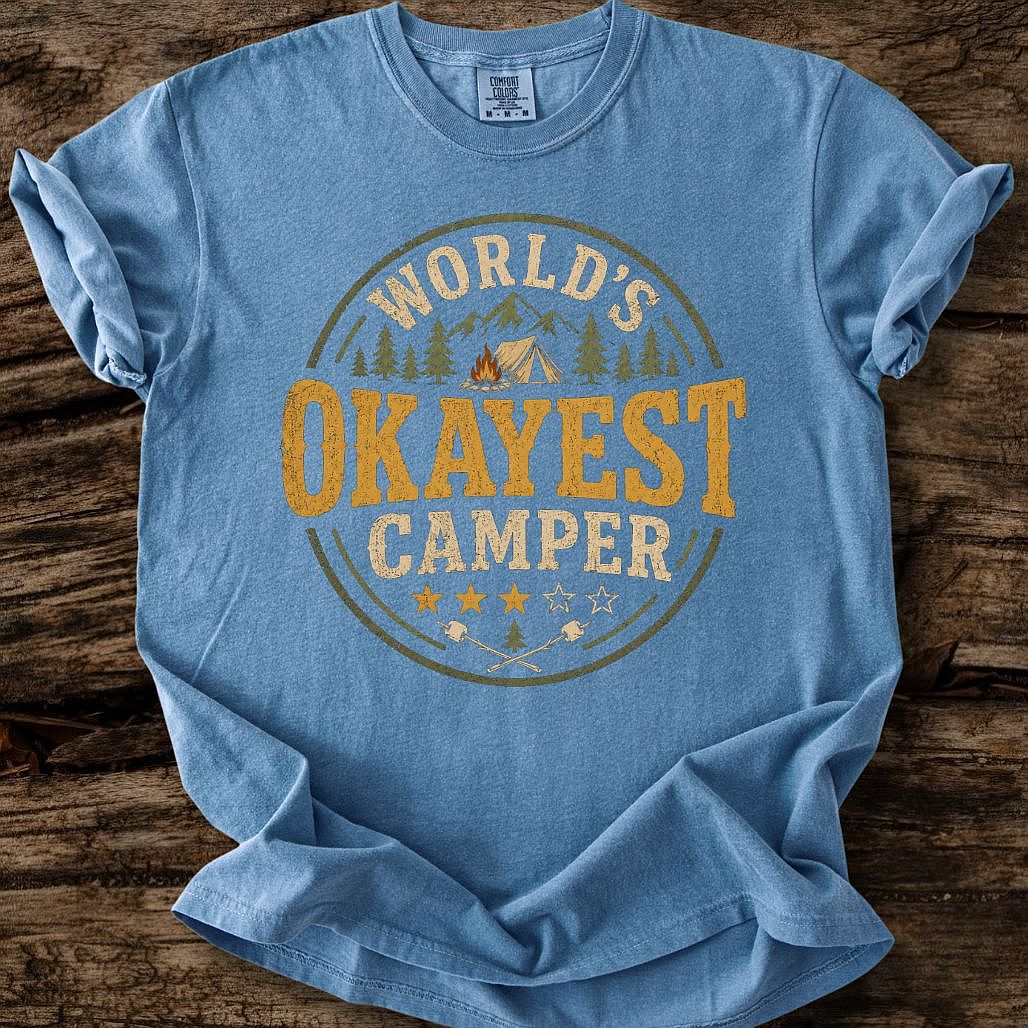 World's Okayest Camper T-Shirt