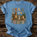Trail Friends Faux Patchwork T-Shirt