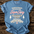 Super Sexy Camping Lady T-Shirt