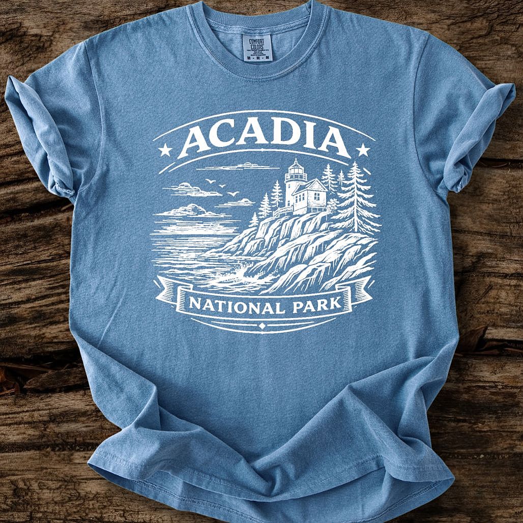 Acadia National Park T-Shirt White