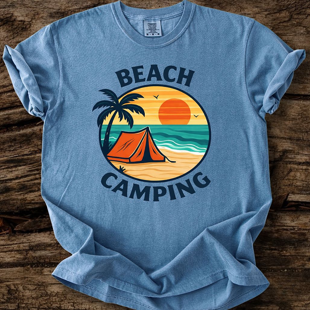 Beach Camping T-Shirt