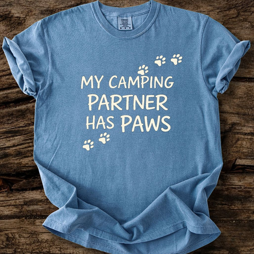 My Camping Partner Has Paws T-Shirt