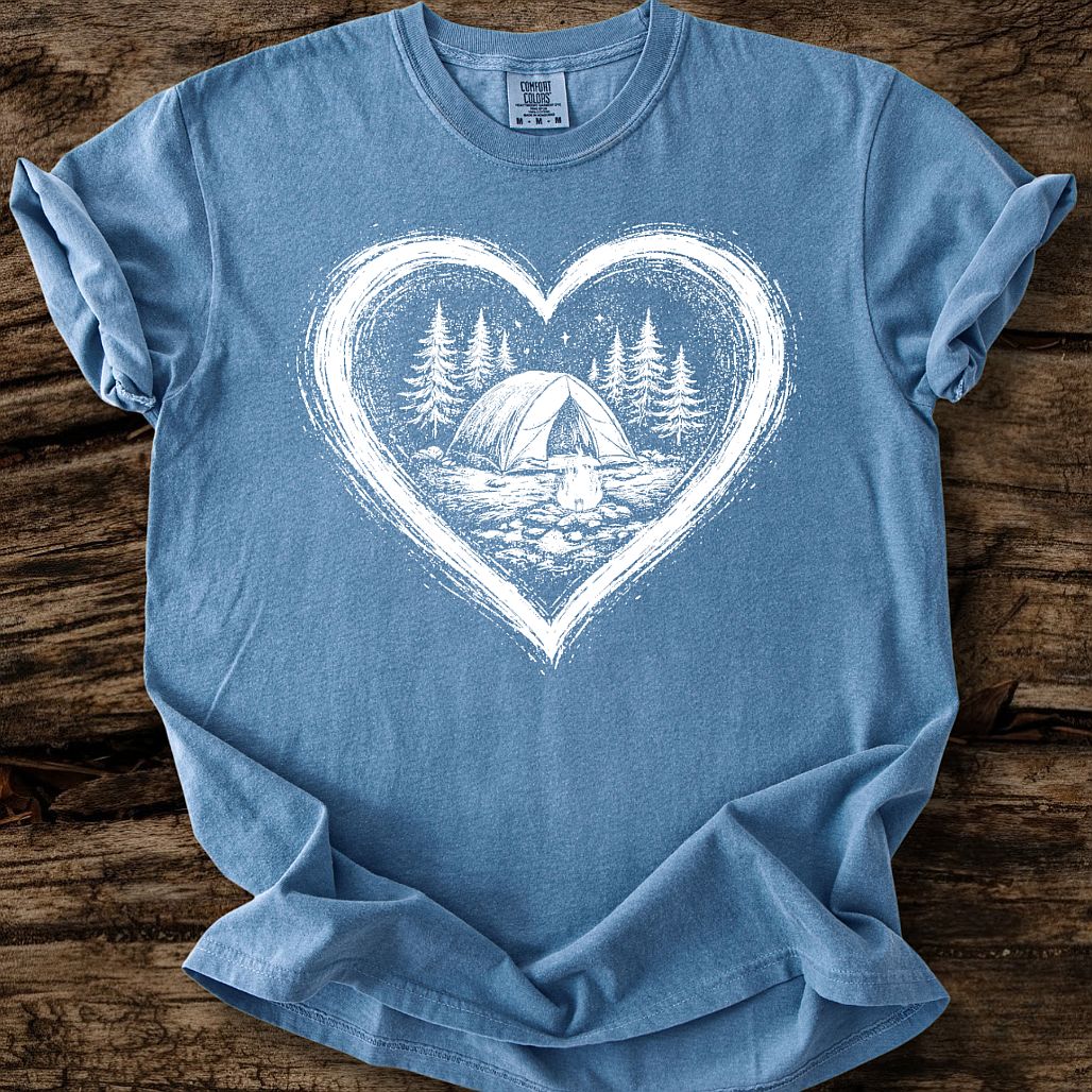 Camping Heart T-Shirt