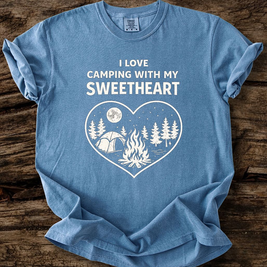 Camping With My Sweetheart T-Shirt