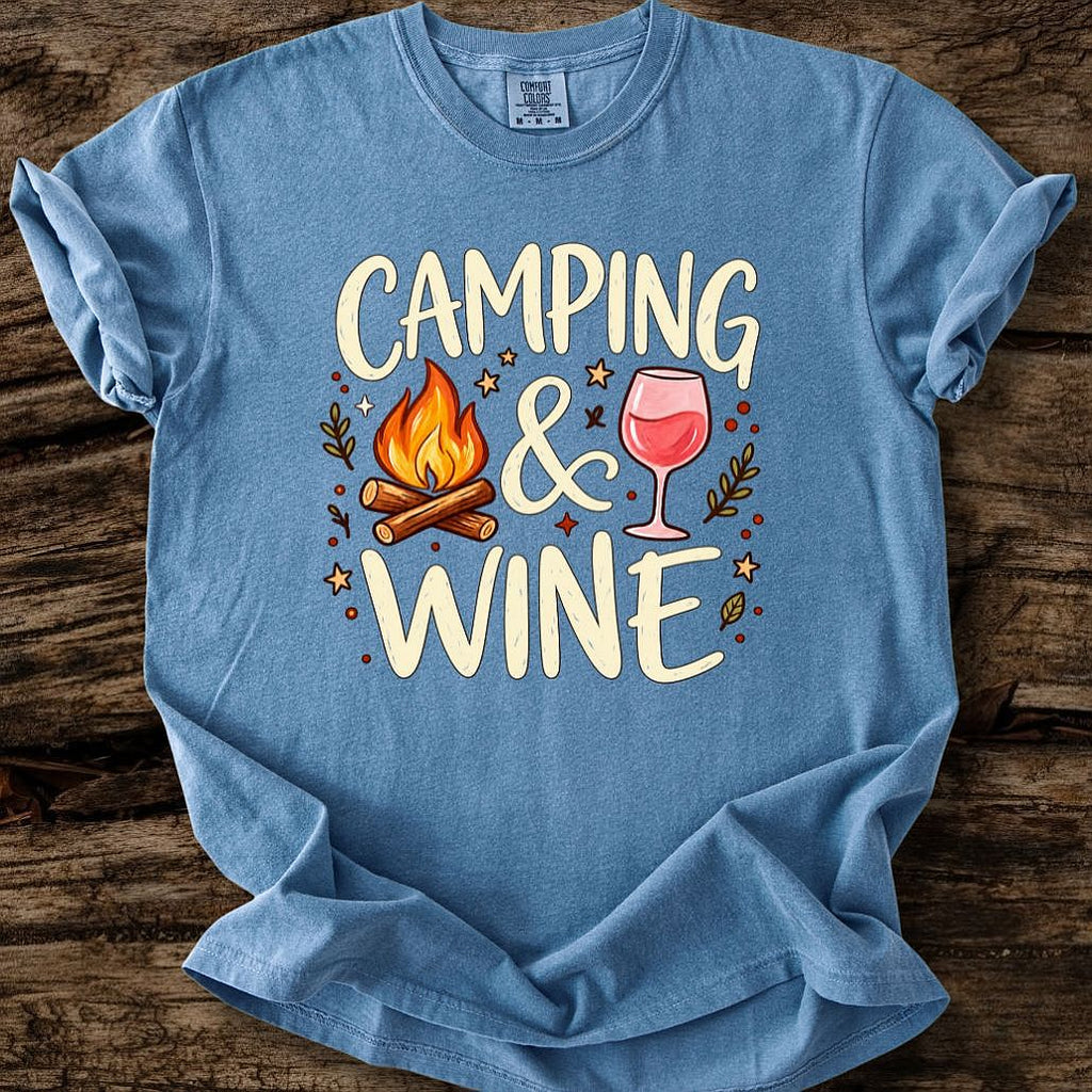 Camping & Wine T-Shirt